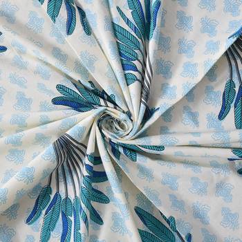 Jaipuri Hand Block Printed Traditional Cotton Double Bedsheet with 2 Pillow Covers 4