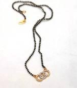 Elegant stone studded single line mangalsutra