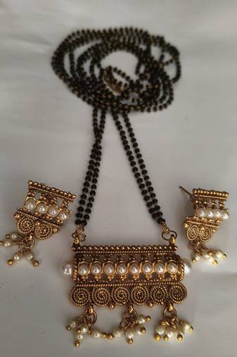 Beautiful Gold with Pearl Mangalsutra