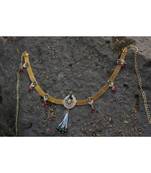 Stone studded Peacock motif kamarbandh