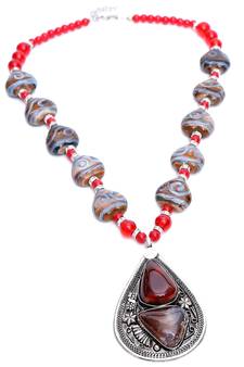 Multi-colored Designer Beaded Necklace ACNX5