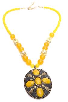 Multi-colored Designer Beaded Necklace ACNX10
