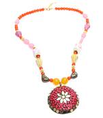Multi-colored Designer Beaded Necklace ACNX12