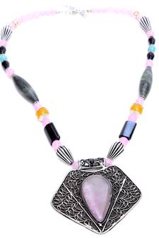 Multi-colored Designer Beaded Necklace ACNX15