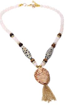 Multi-colored Designer Beaded Necklace ACNX16