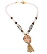 Multi-colored Designer Beaded Necklace ACNX16