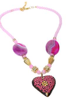 Multi-colored Designer Beaded Necklace ACNX18