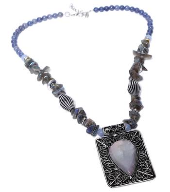 Multi-colored Designer Beaded Necklace ACNX22 1