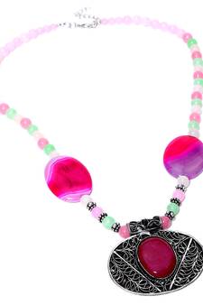 Multi-colored Designer Beaded Necklace ACNX26
