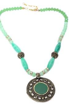 Multi-colored Designer Beaded Necklace ACNX32