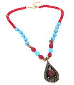 Multi-colored Designer Beaded Necklace ACNX43