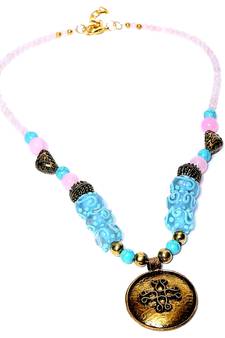 Multi-colored Designer Beaded Necklace ACNX50