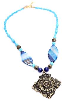 Multi-colored Designer Beaded Necklace ACNX51