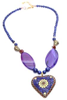 Multi-colored Designer Beaded Necklace ACNX52