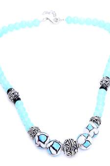 Multi-colored Designer Beaded Necklace ACNX54