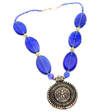 Multi-colored Designer Beaded Necklace ACNX67 1
