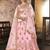 Light-Pink Embroidered Silk Semi Stitched Lehenga