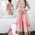 Styles Closet Pink embroidered net semi-stitched salwar with dupatta