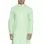 Green Cotton Linen Blend Kurta