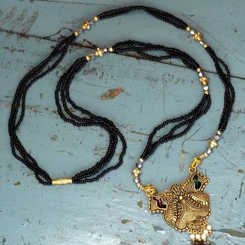Maroon Mangalsutra 1