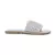 Trends & Trades Womens Hand-Woven Laser Cut Genuine White Leather Flats 