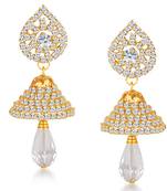 Gold diamond earrings