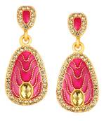 Gold diamond earrings