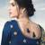 Blue Color Naylon Satin Embroidered Semi Stitched Lehenga Choli