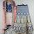 Blue Color Naylon Satin Embroidered Semi Stitched Lehenga Choli