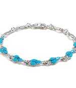 Blue cubic zirconia bangles-and-bracelets
