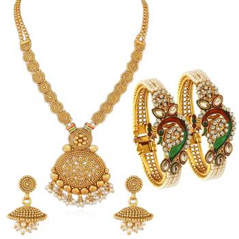 Gold diamond jewellery-combo 1