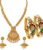 Gold diamond jewellery-combo
