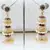 Ethnic jadau pearl stud jhumki earring