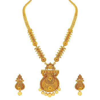 Gold diamond necklace-sets 1
