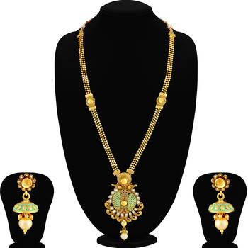 Green pearl necklace-sets 2