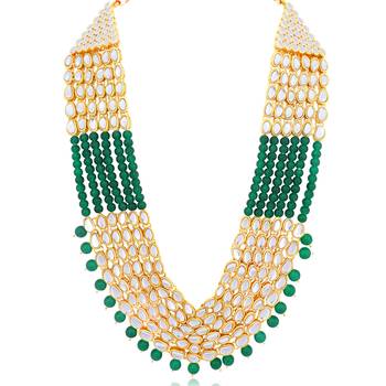 Green pearl necklace-sets 3