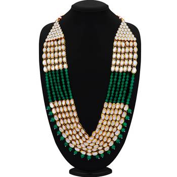 Green pearl necklace-sets 4