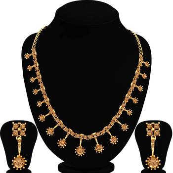 Brown crystal necklace-sets 2