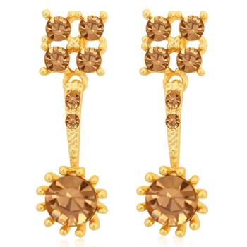 Brown crystal necklace-sets 5
