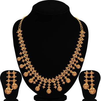 Brown crystal necklace-sets 2
