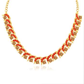 Multicolor crystal necklace-sets 3