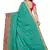 Blue Embroidered Silk Saree With Blouse