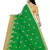 Green embroidered silk saree with blouse