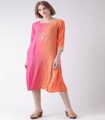 multicolor Printed Cotton stitched kurti