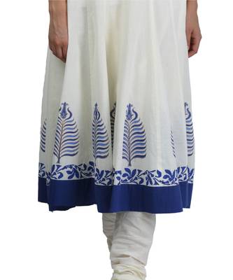 White Embroidered Cotton Readymade Suits 5