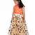 Orange & Yellow Organza Lehenga And Buttoned Top Set