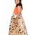 Orange & Yellow Organza Lehenga And Buttoned Top Set