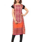 Multi Color Heavy American Crepe Stitched Kurti