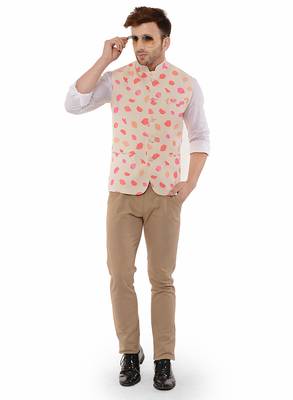 Multicolor Plain Cotton Nehru Jacket 2