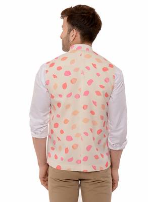 Multicolor Plain Cotton Nehru Jacket 5
